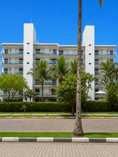 Fachada do Edifício Ilha de Itaparica, Módulo 04, Riviera de São Lourenço