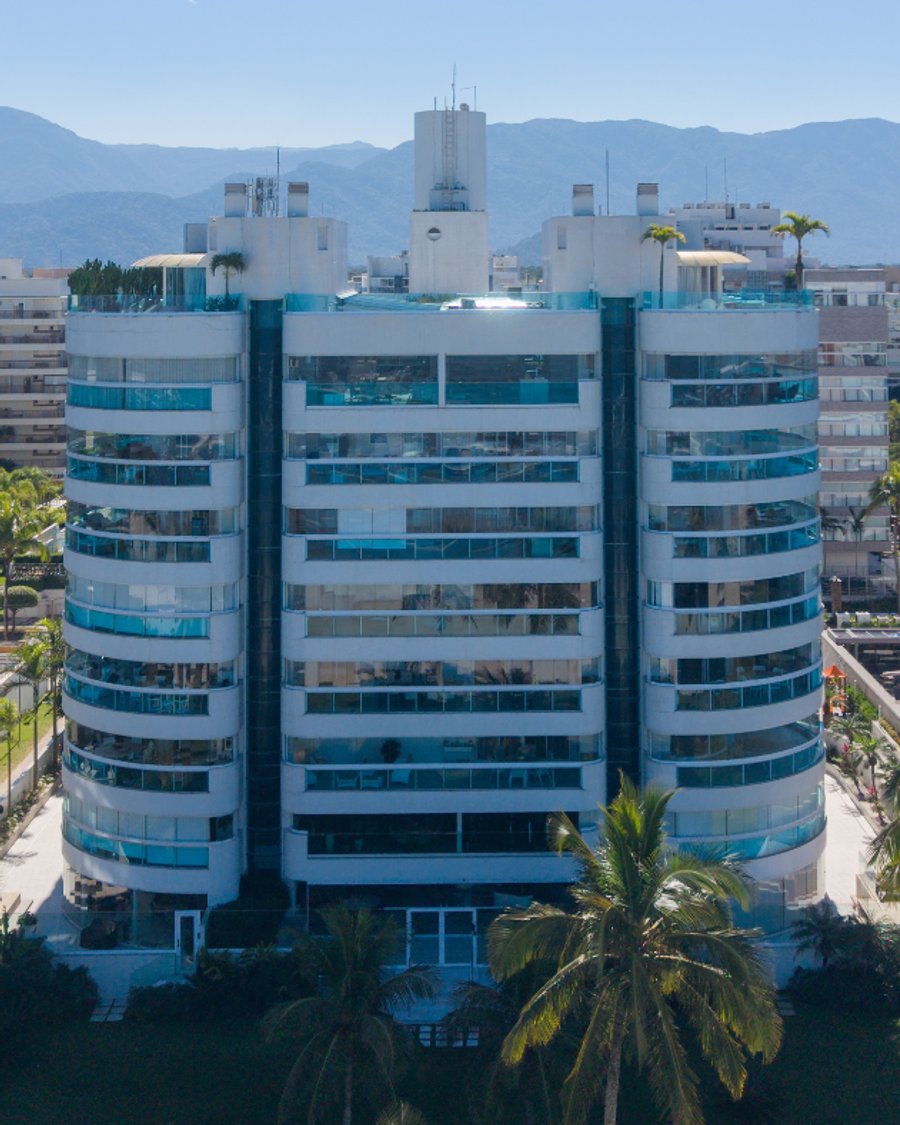 Fachada do Edifício Ilha de Manhatan, Módulo 07, Riviera de São Lourenço, Bertioga