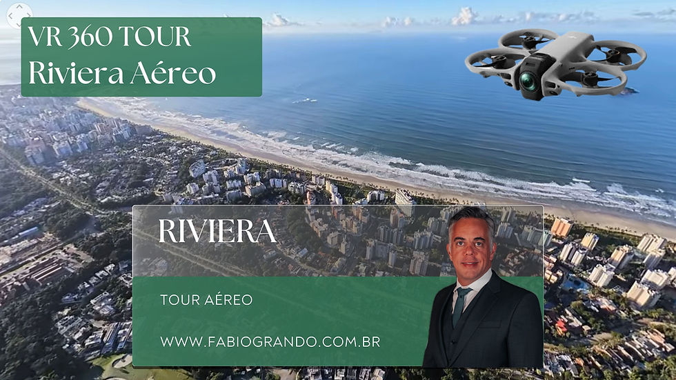 Vídeo aéreo da Riviera