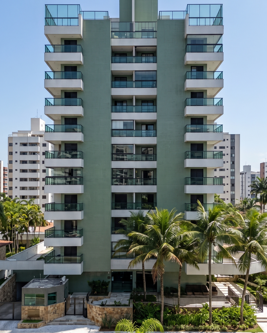 Fachada do Edifício Itamaracá, Módulo 06, Riviera de São Lourenço, Bertioga
