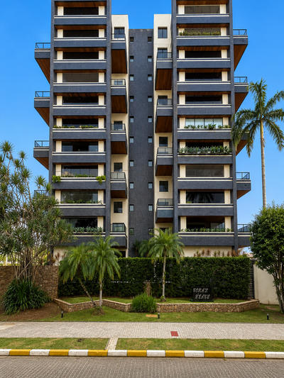Fachada do Edifício Coral Beach, Módulo 03, Riviera de São Lourenço