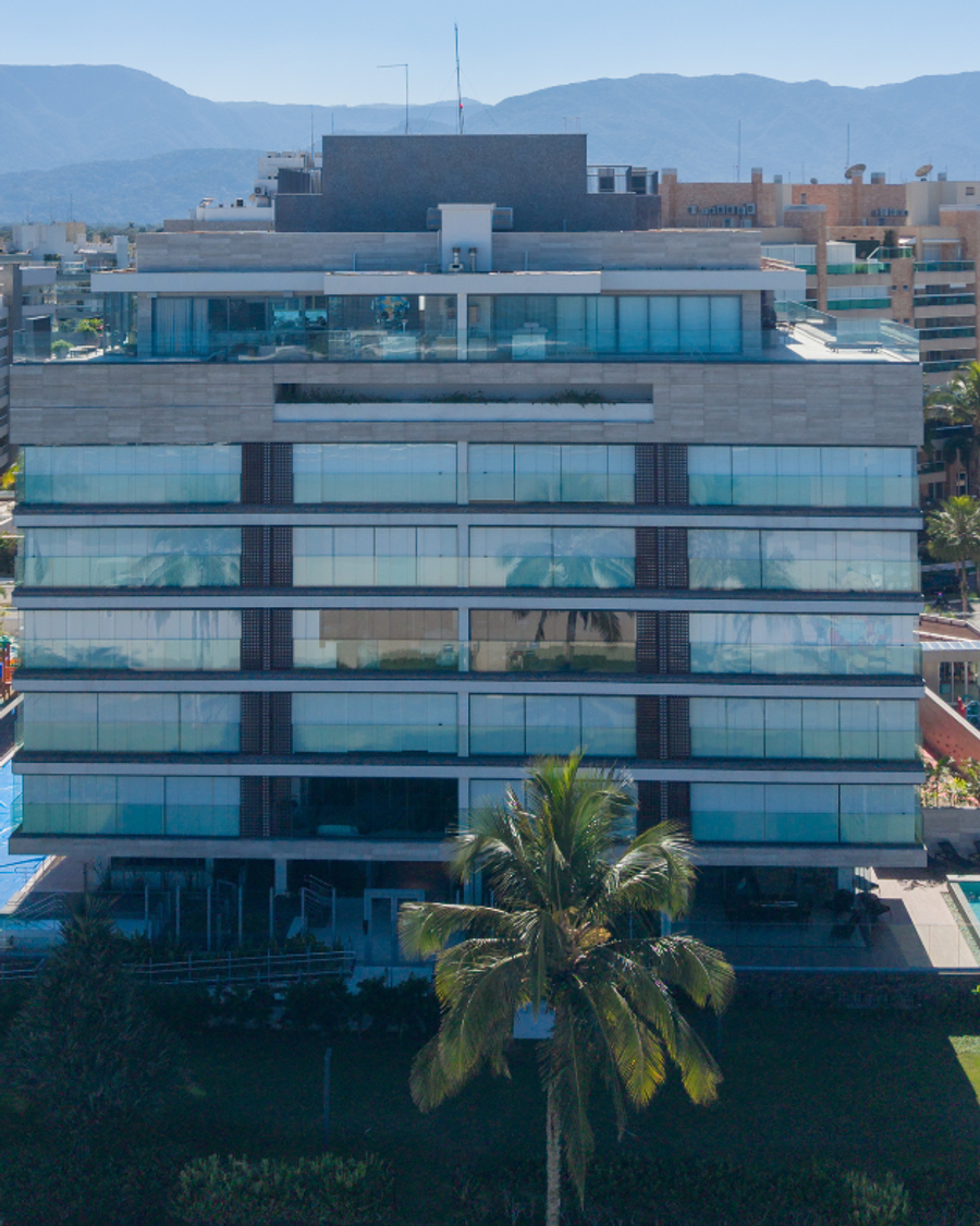 Fachada do Edifício Rio de Janeiro, Módulo 07, Riviera de São Lourenço, Bertioga