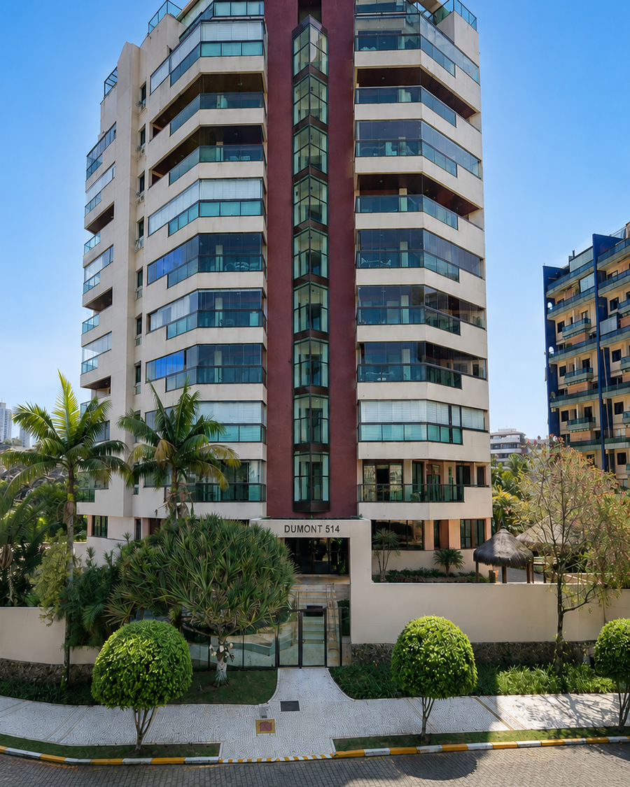 Fachada do Edifício Dumont, Módulo 06, Riviera de São Lourenço, Bertioga