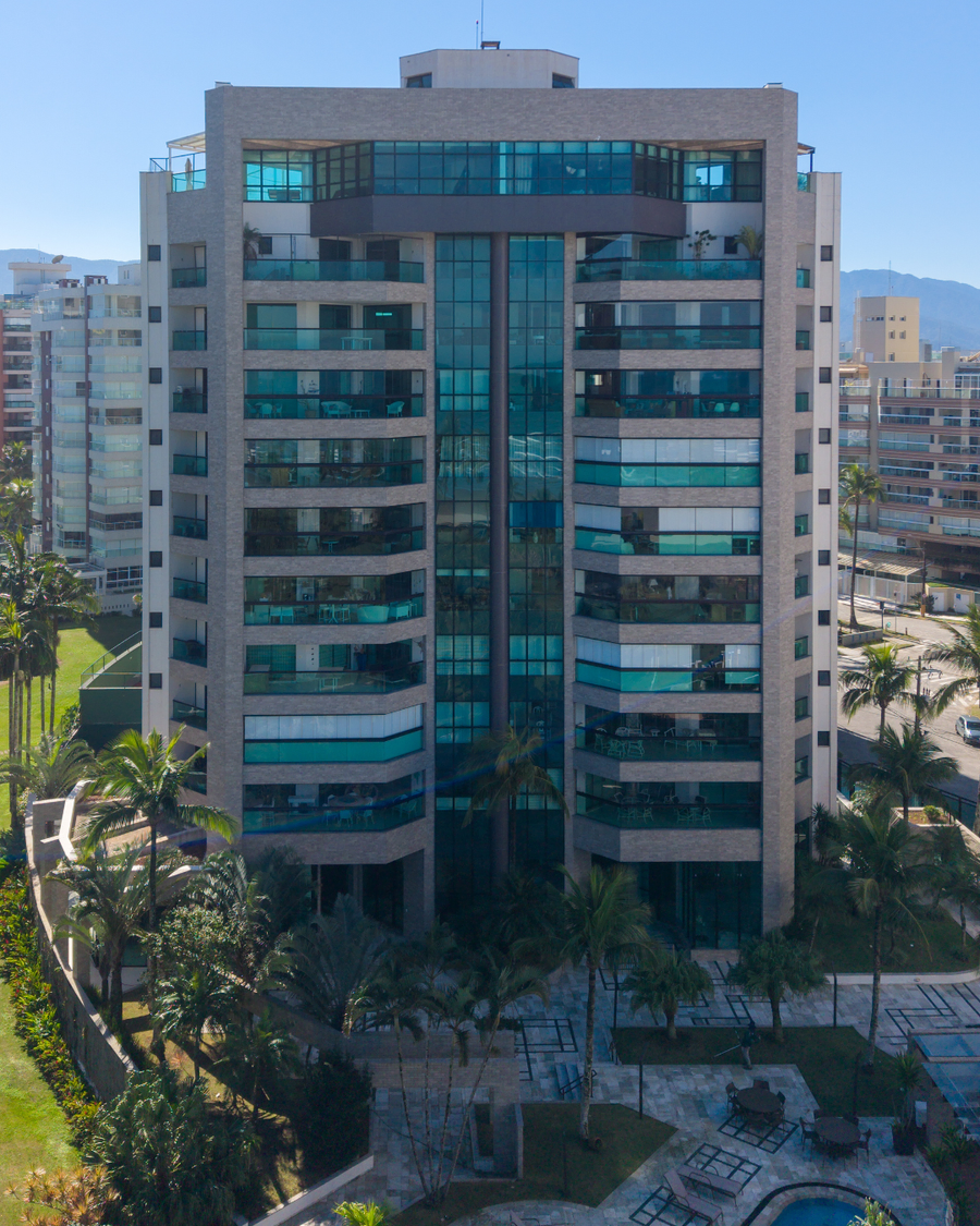Fachada do Edifício Rio Negro, Módulo 06, Riviera de São Lourenço, Bertioga