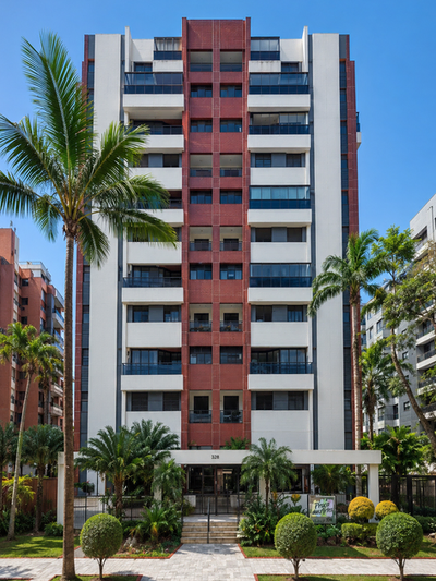 Fachada do Edifício Praça das Artes, Módulo 06, Riviera de São Lourenço