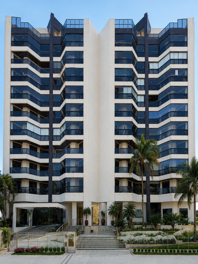 Fachada do Edifício Rio das Pedras, Módulo 06, Riviera de São Lourenço