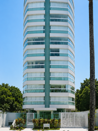 Fachada do Edifício Kamada II, Módulo 08, Riviera de São Lourenço