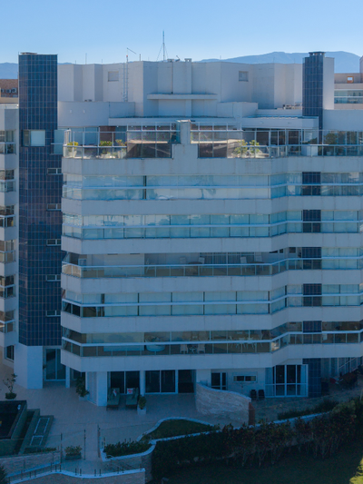 Fachada do Edifício Mare Azurro, Módulo 07, Riviera de São Lourenço