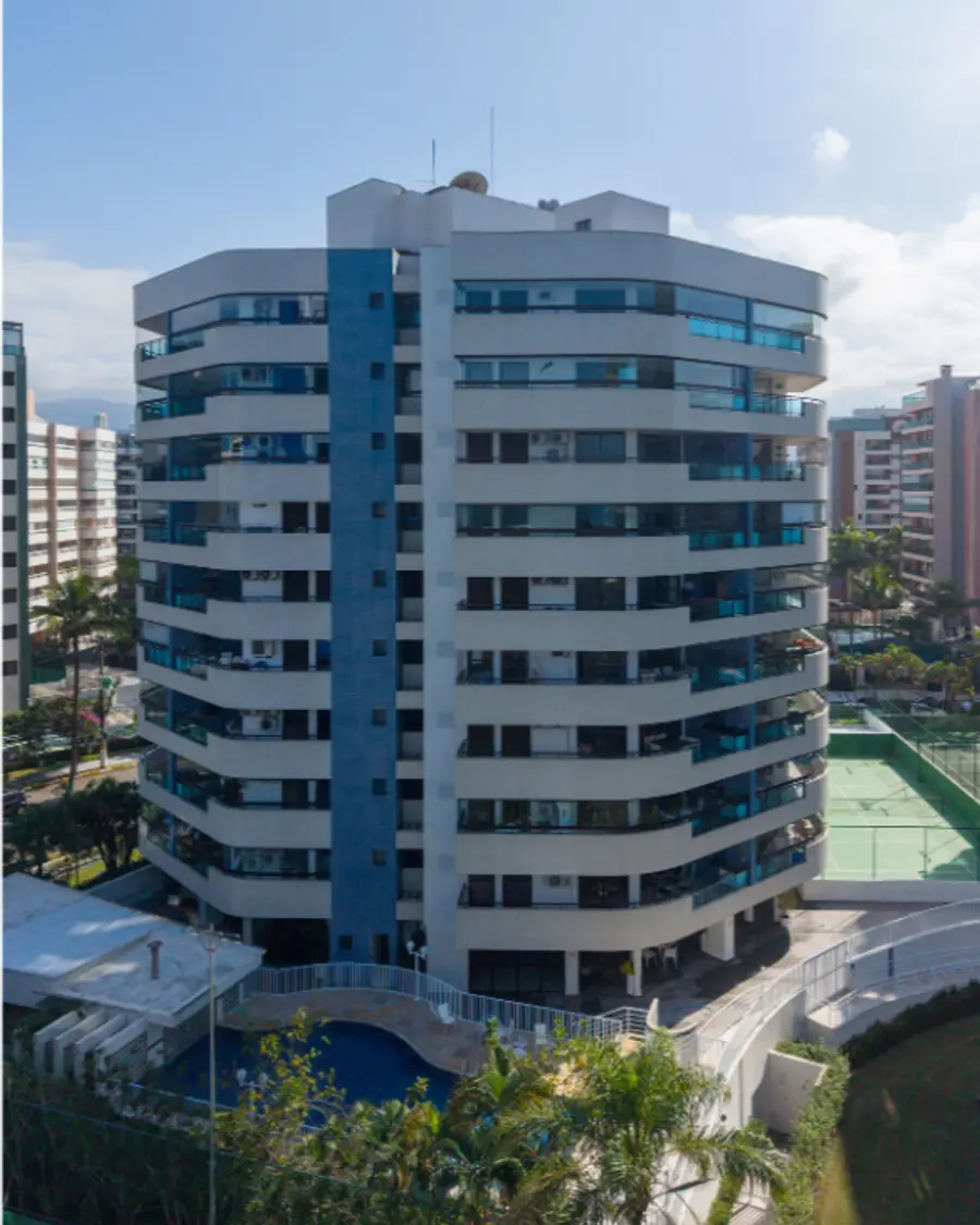 Fachada do Edifício Água Marinha, Módulo 06, Riviera de São Lourenço, Bertioga