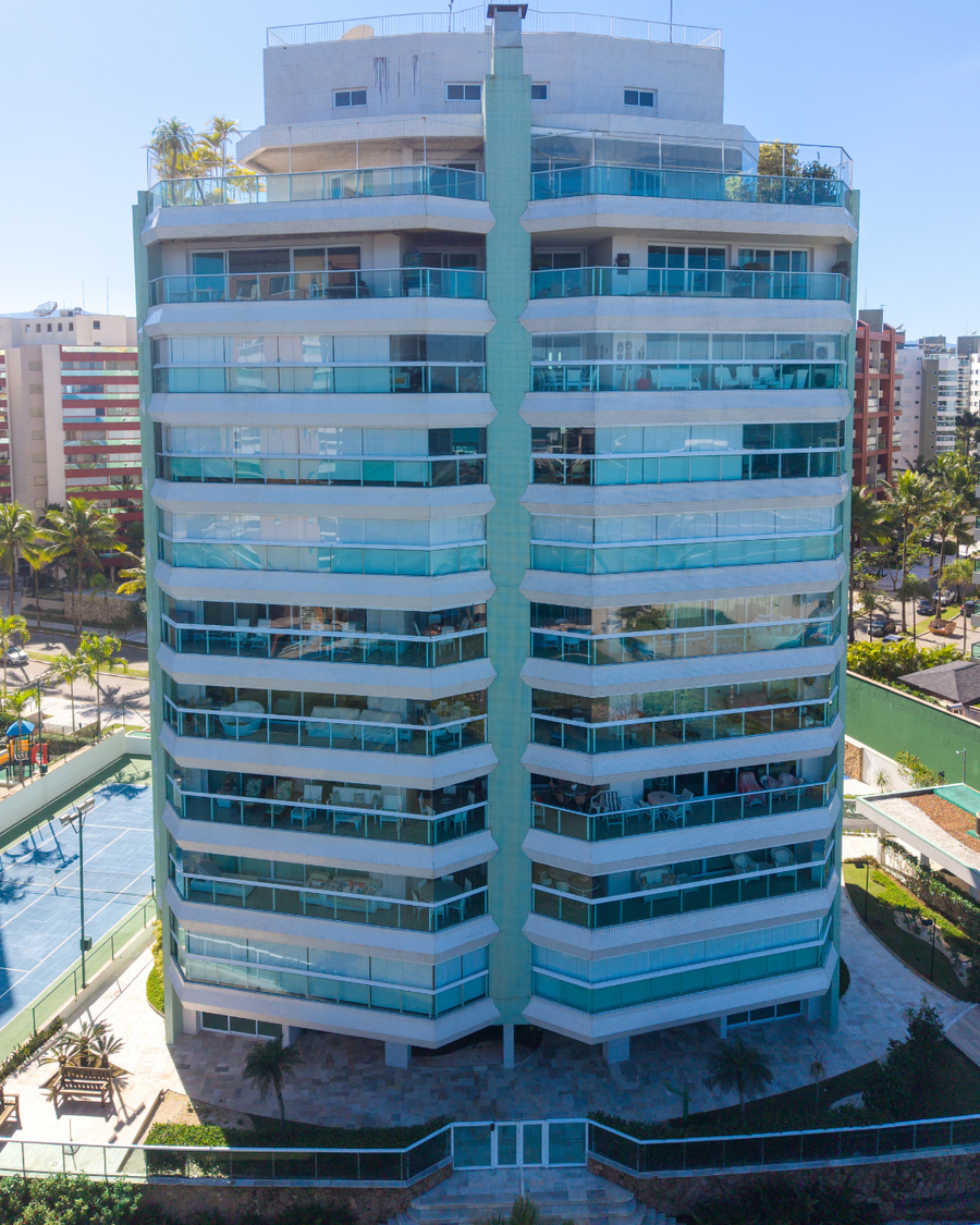 Fachada do Edifício Verde Mar, Módulo 06, Riviera de São Lourenço, Bertioga