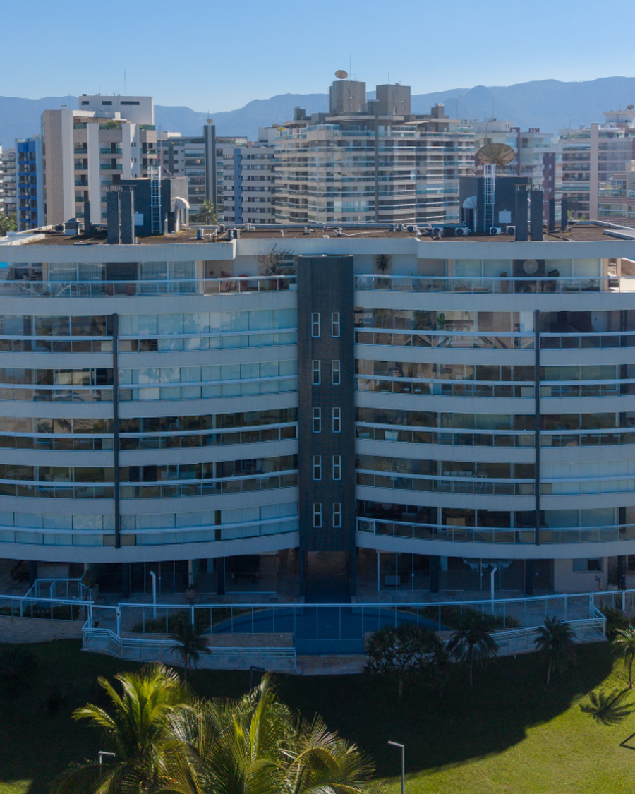 Fachada do Edifício Jequitibás, Módulo 07, Riviera de São Lourenço, Bertioga