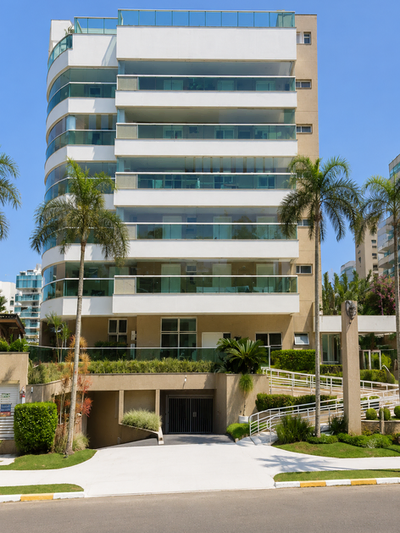 Fachada do Edifício Cannes, Módulo 07, Riviera de São Lourenço