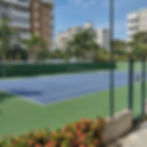Quadra de tênis do clube compartilhado do módulo 02 na Riviera