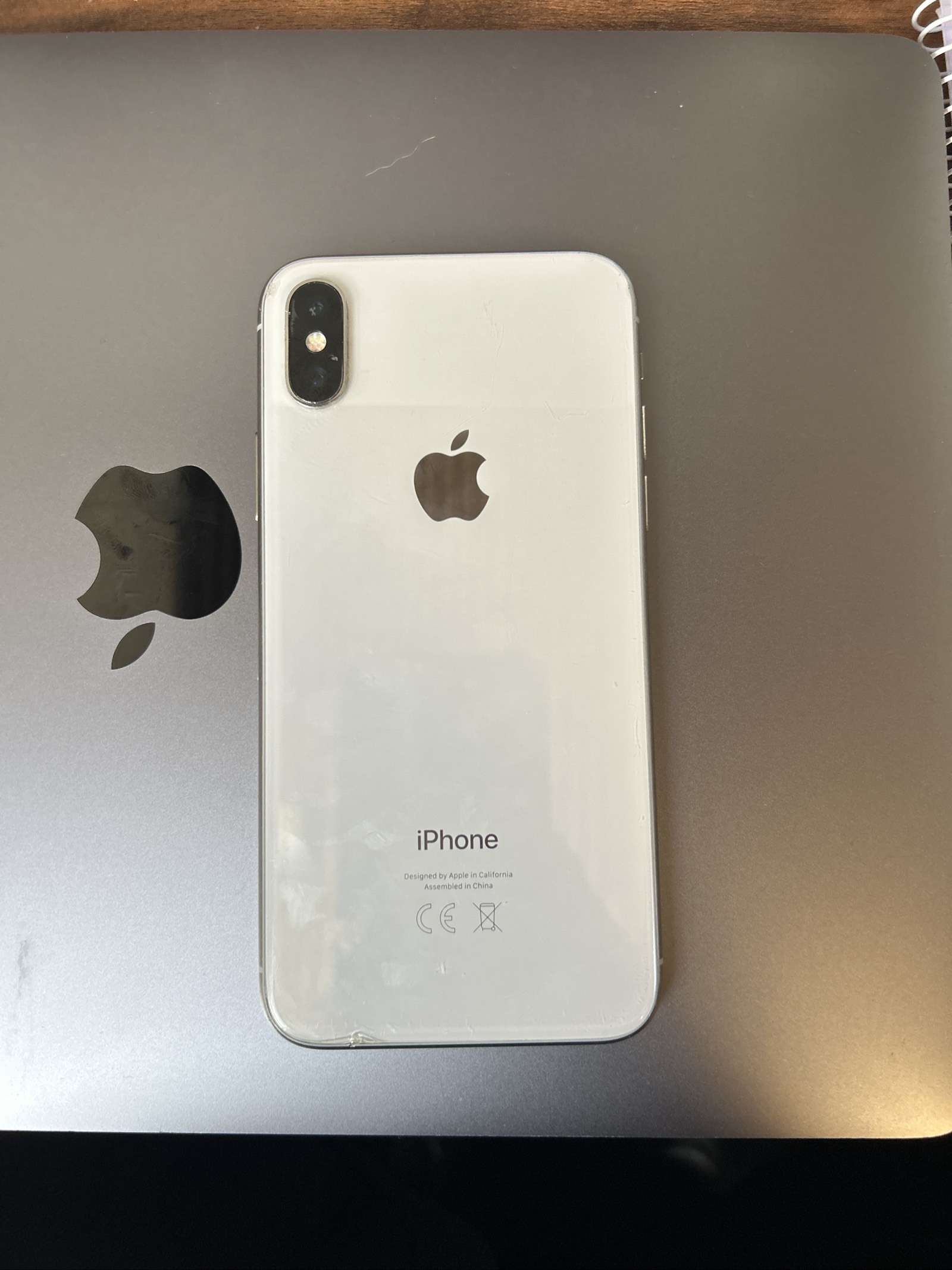 Apple iPhone X Argent