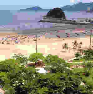 Vista da praia