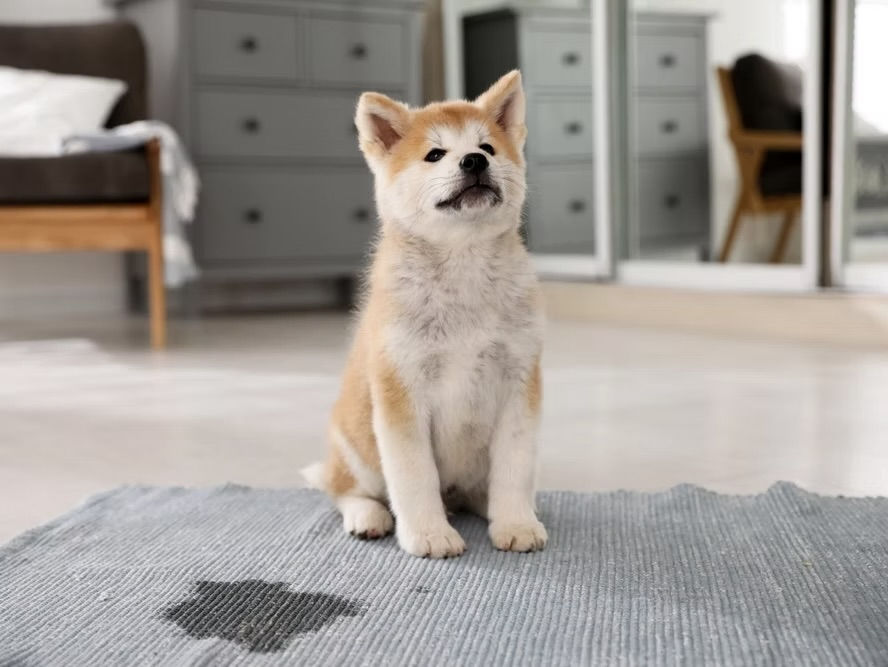 Dog peed on carpet