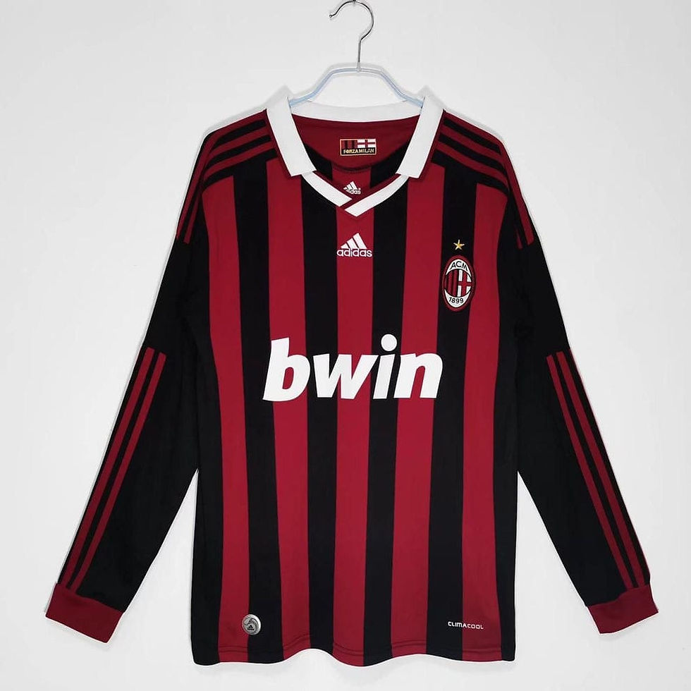 RETRO FULL SLEEVES AC MILAN HOME 2009/10