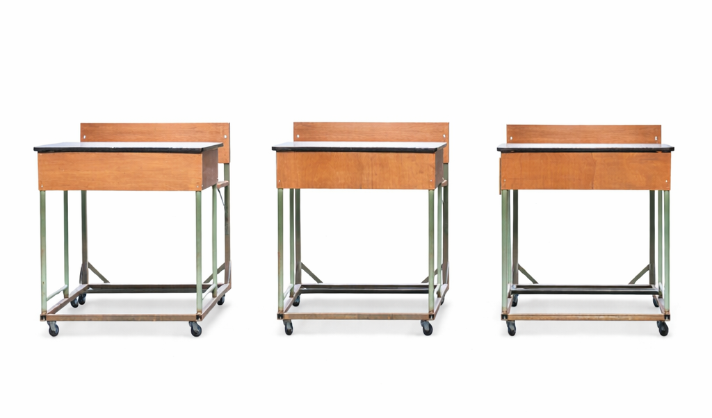 schoolbank op wielen