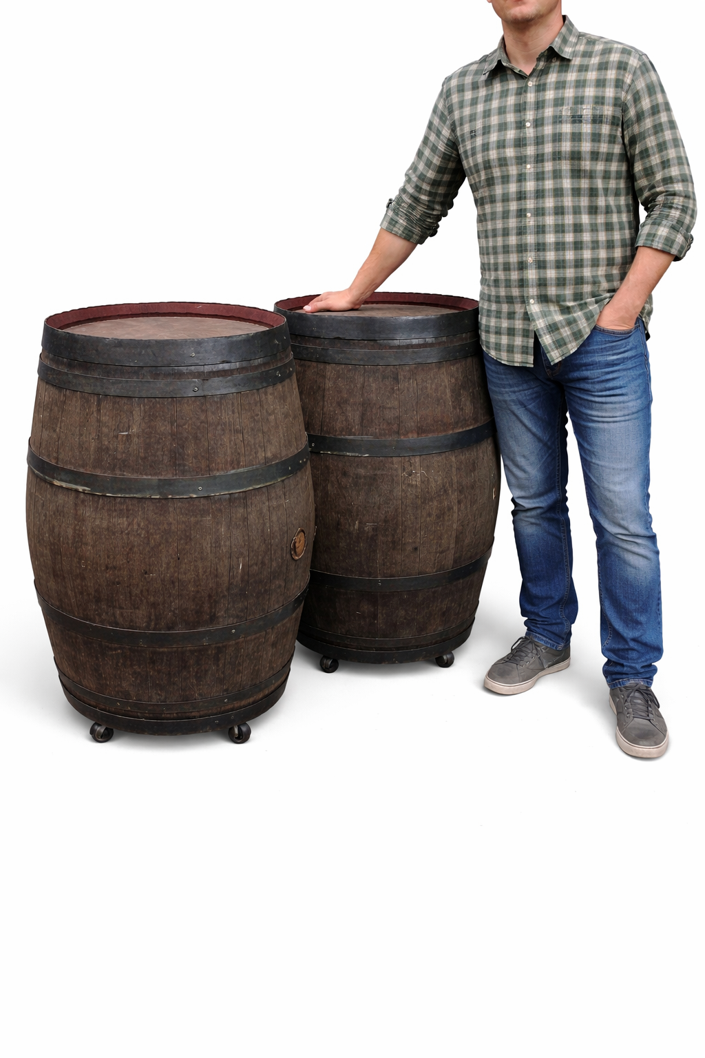 ton groot hout op wielen