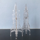 art object karton kunst go the kunststof on ruimtelijk space reizen raket avontuur plastic travel miniatuur onderweg kunstvoorwerp adventure ruimteschip cardboard spaceship rocket submarine miniature multiple onderzeeboot zeppelins blimps