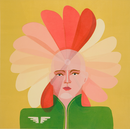 art kleurrijk kunst werk grafiek on paper cadeau print kunstwerk avontuur hoogdruk work colorful gift artwork kraag adventure collar graphics aviation vliegenier piloot pilot luchtvaart vliegveld airport propeller aviator letterpress