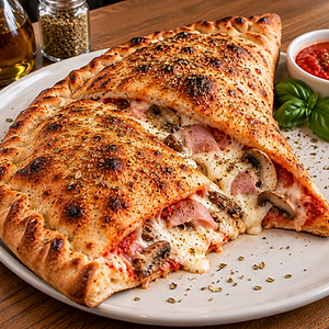 Calzone ( gesloten pizza - pizza fermée )