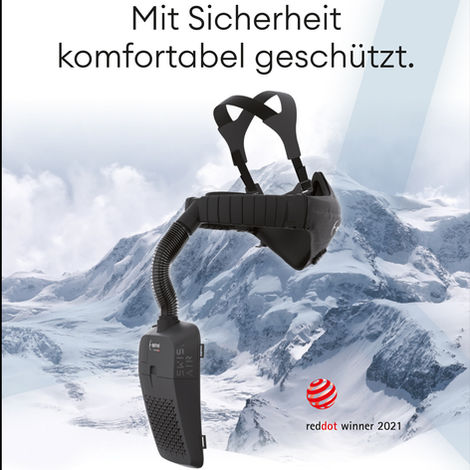 Erhältlich bei der LWB WeldTech AG swiss air, das revolutionäre Gebläse-Atemschutzsystem