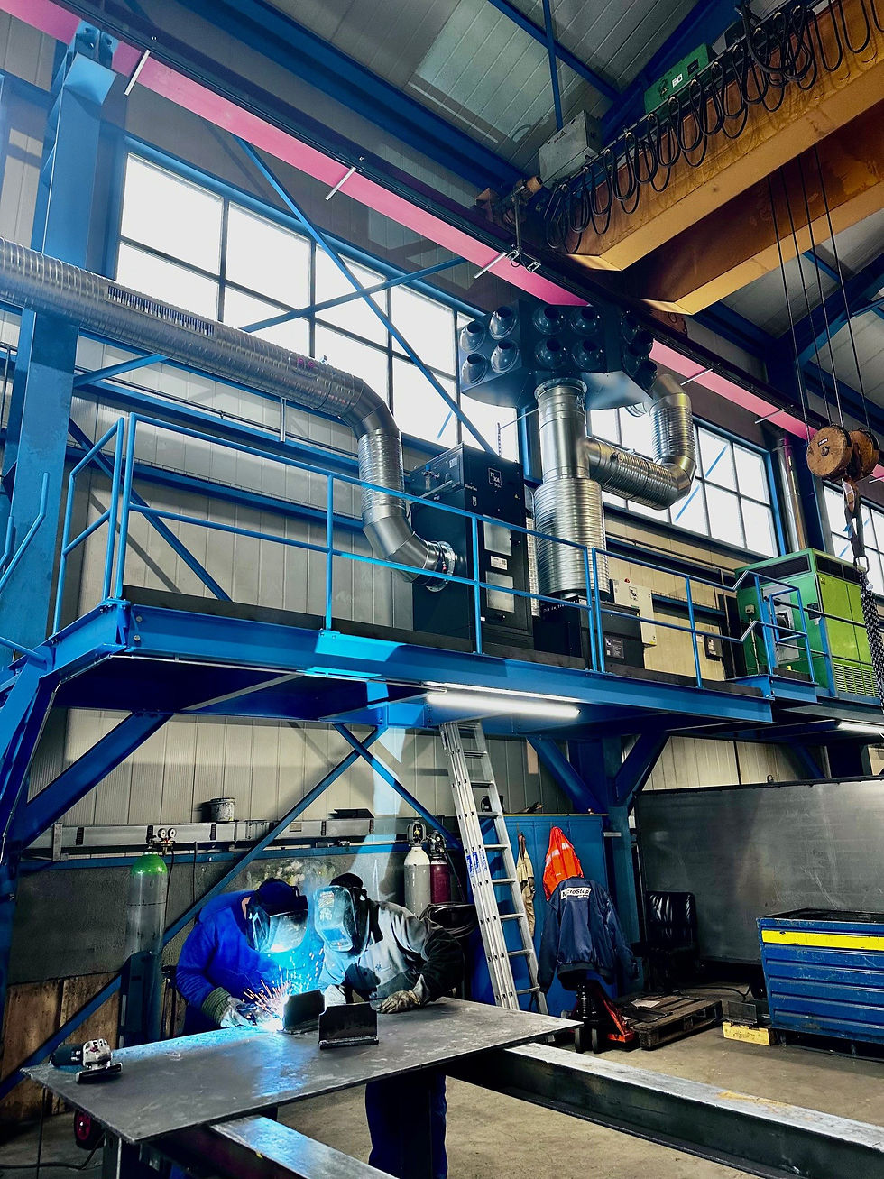 BlowTec mit Zuluftventilation System Push-Pull