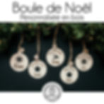 Miniature : Boule de Noël personnalisée