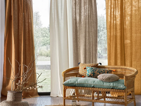Cortinas sanas que te ayudan a calentar tu hogar.