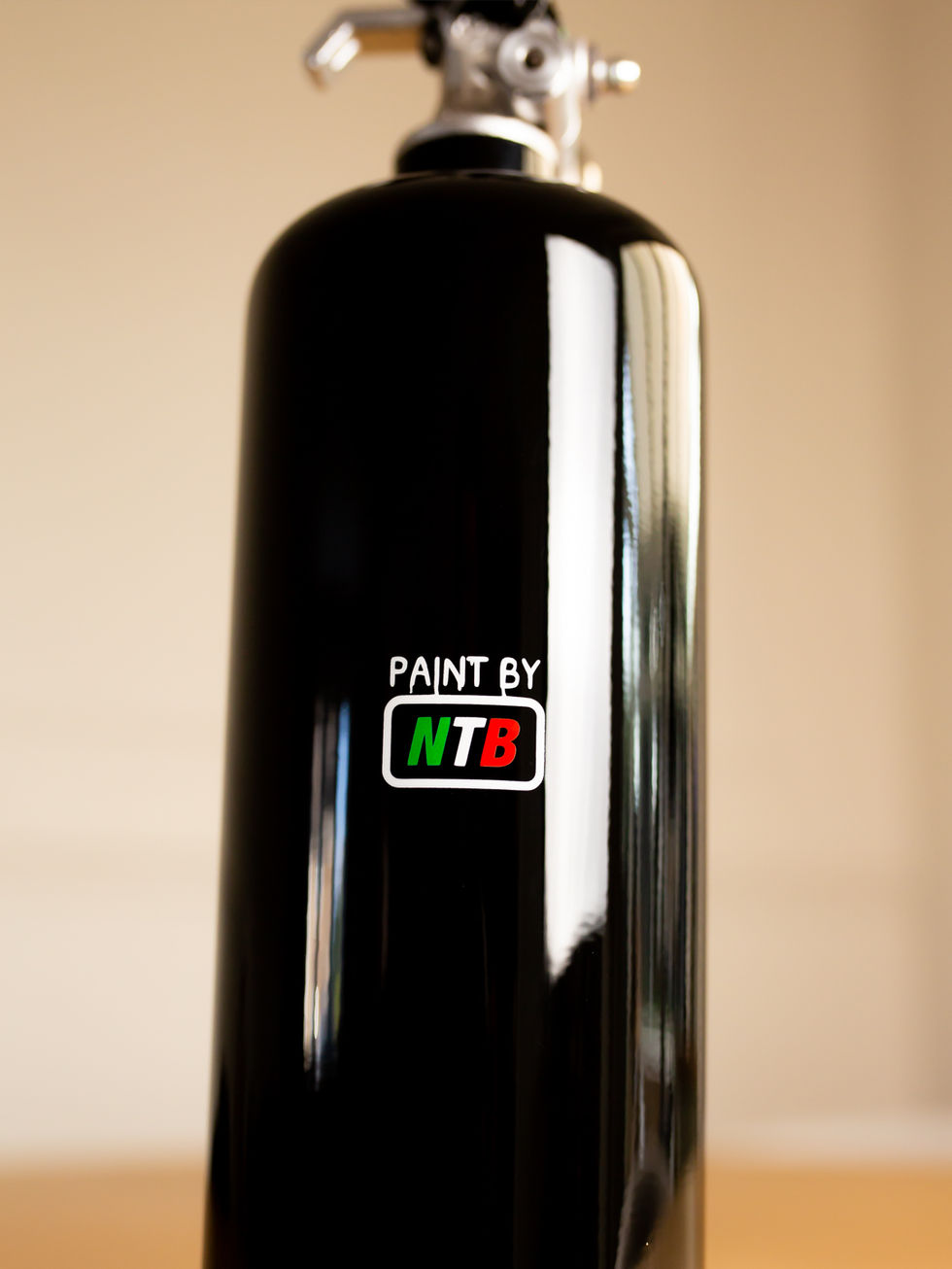Custom painted Lamborghini fire extinguisher