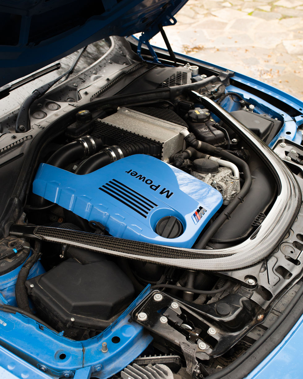 Custom painted engine covers