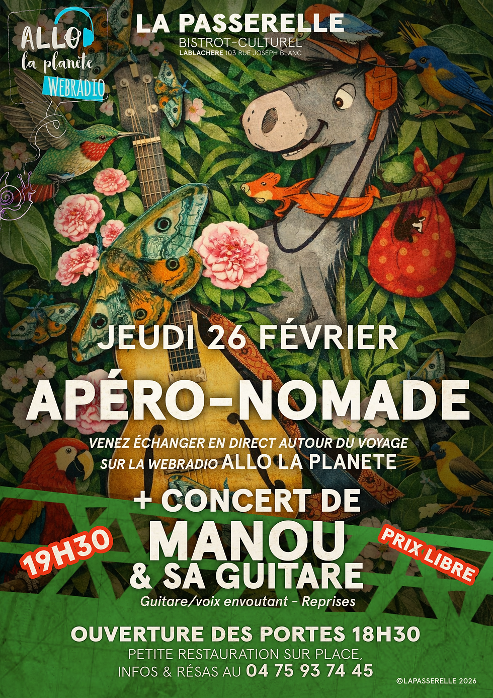 APÉRO-NOMADE et CONCERT