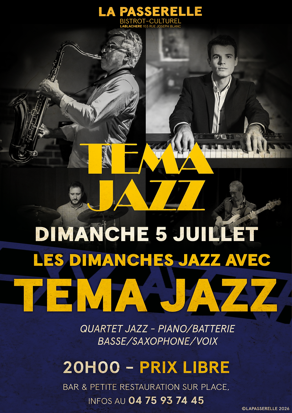 🎷🔥 LES DIMANCHES JAZZ – TÉMA JAZZ 🔥🎷