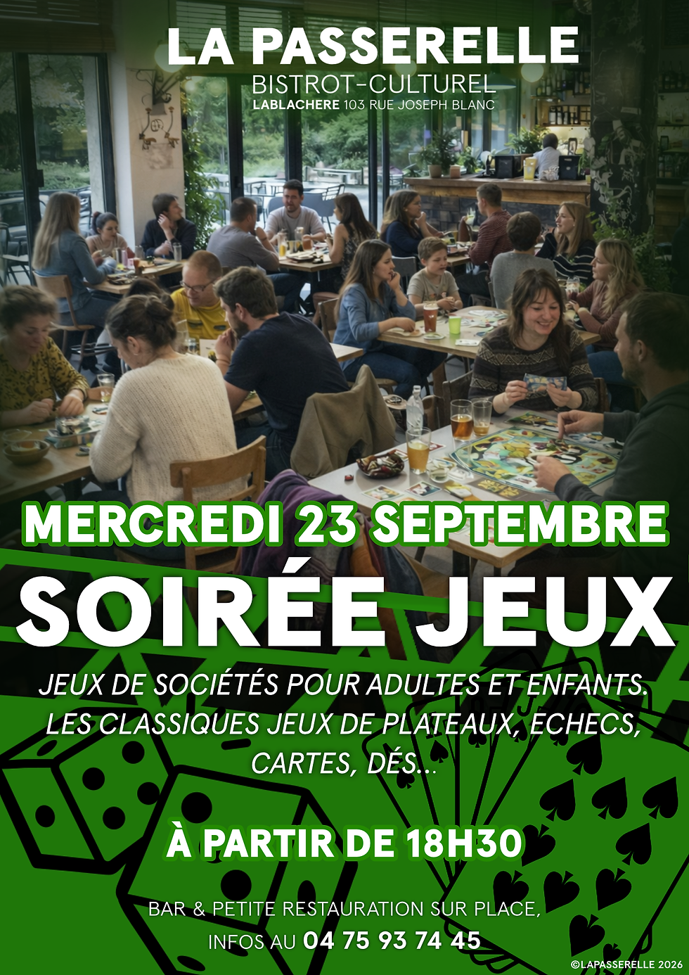 🃏🔥 SOIRÉE JEUX À LA PASSERELLE ! 🎲🍻