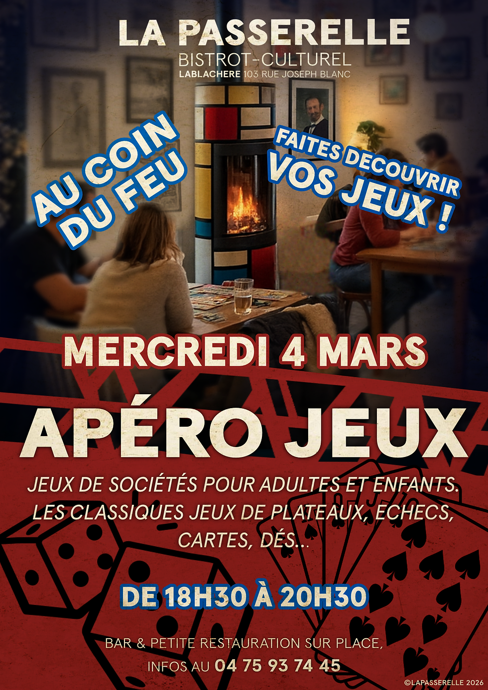 🃏🔥 Apéro Jeux @La Passerelle🔥🃏