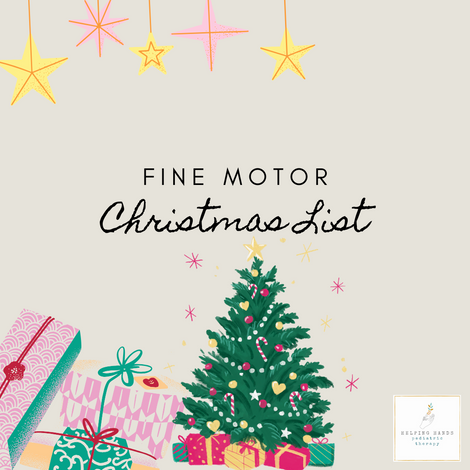 2024 Fine Motor Christmas List