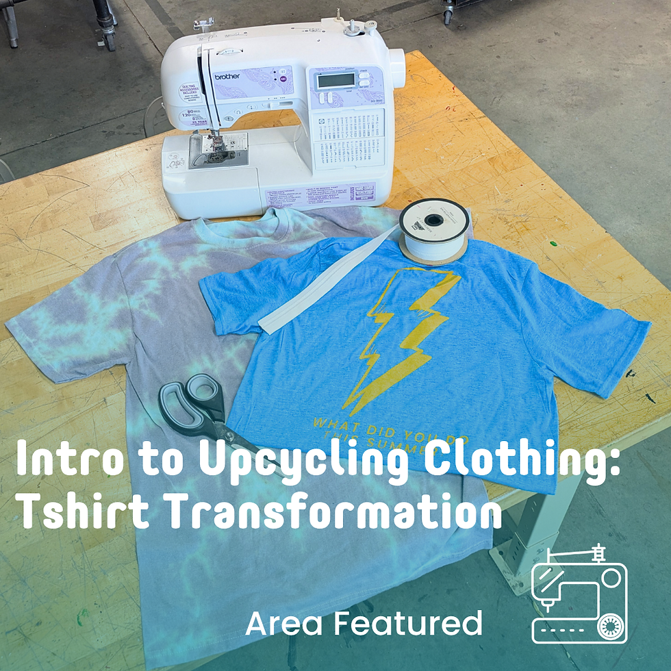 Intro to Upcycling Clothing: TShirt Transformation