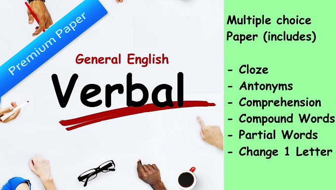 English Verbal Practice Paper -10