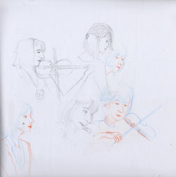Croquis sur le vif