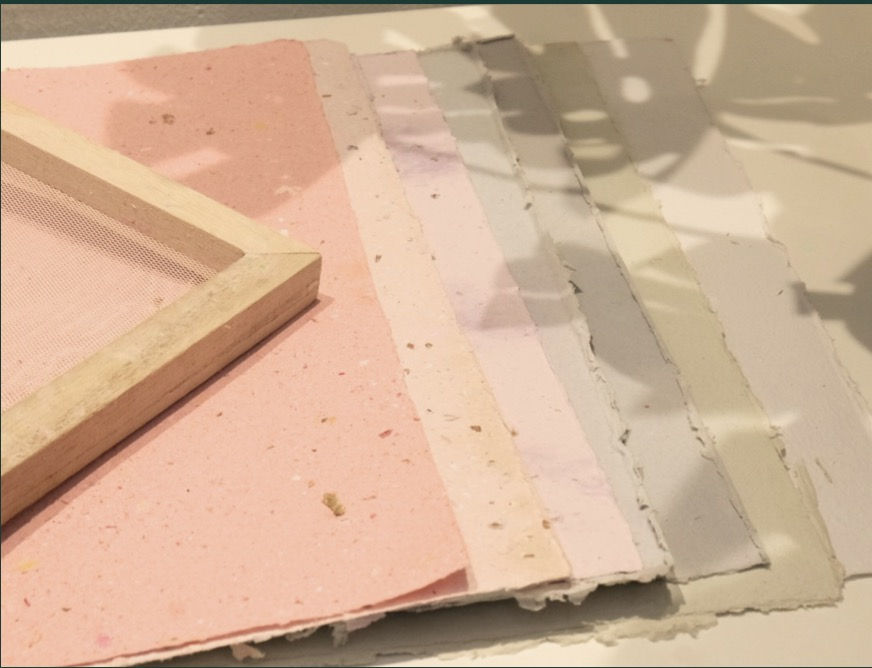 攪文紙, Stirring paper, 再造紙