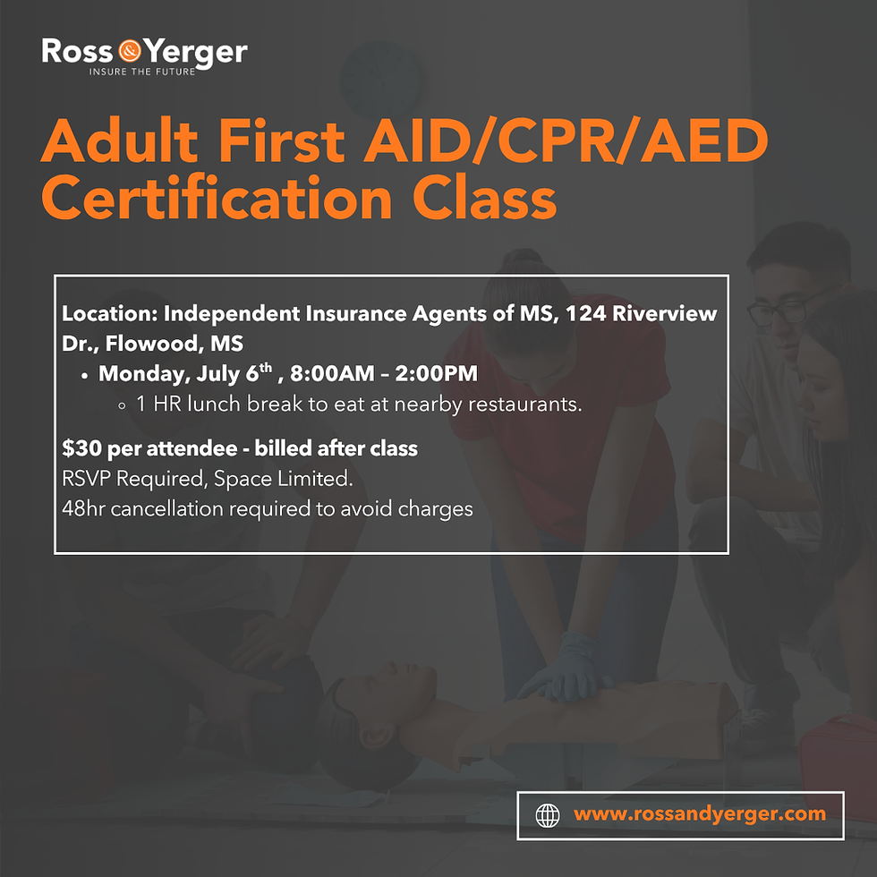 First Aid/ CPR/AED Certification Class