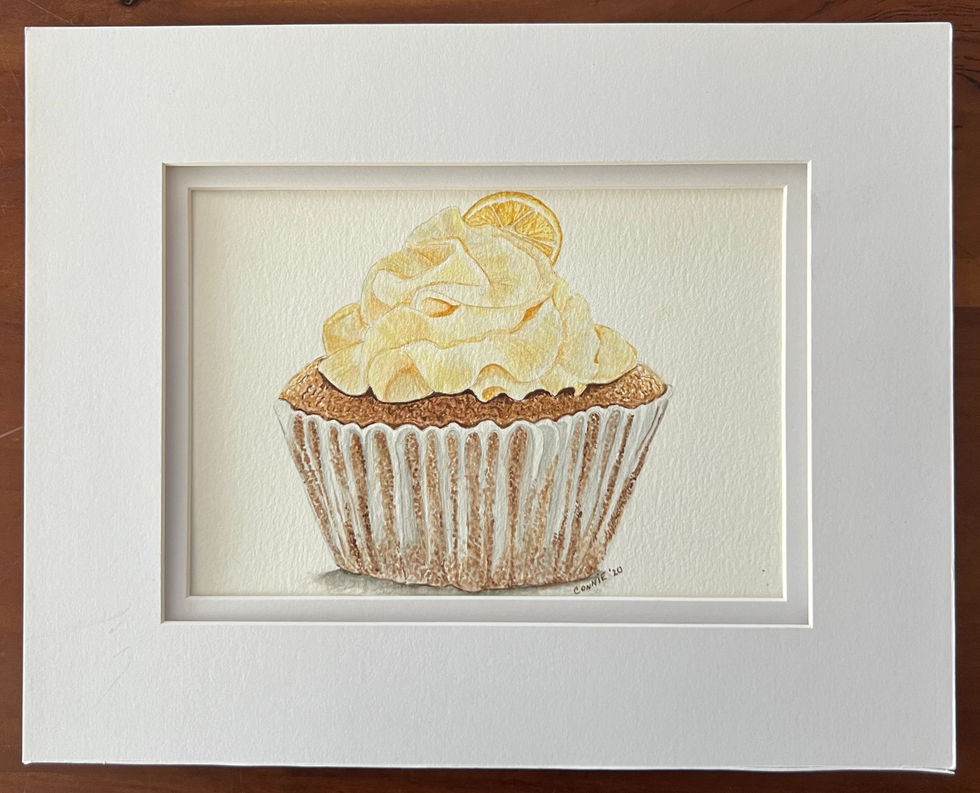 Lemon cupcake 5" x 7"