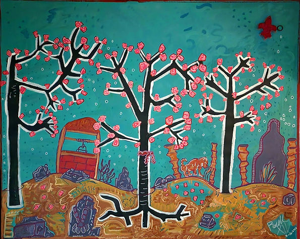 Sakura Moonlight | Acrylic