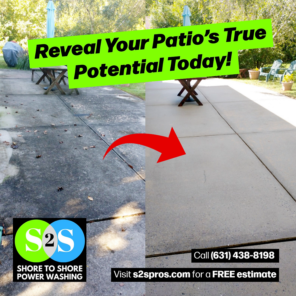 Is your patio hiding under a layer of winter grime?