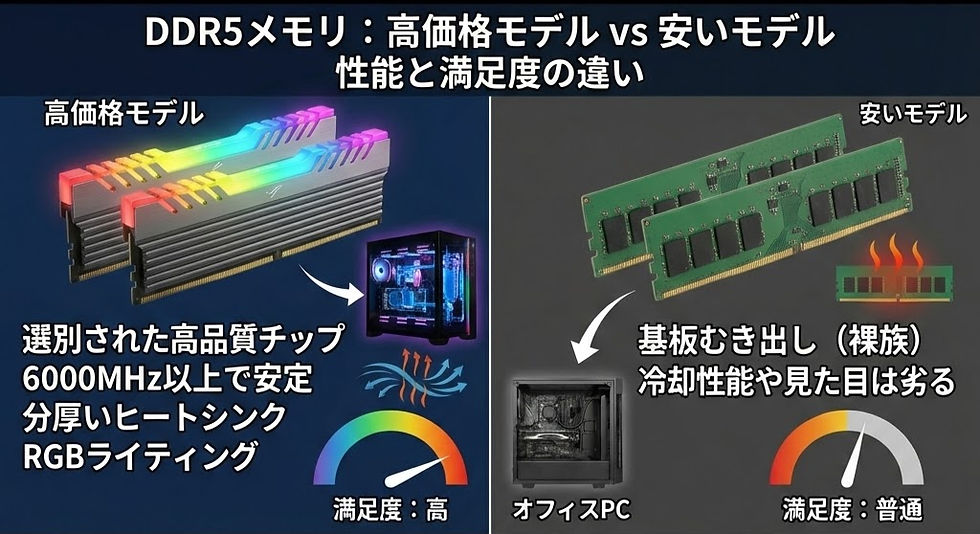 DDR5メモリ