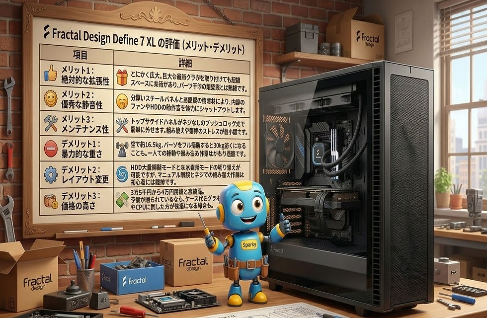 Fractal Design Define 7 XLのメリット・デメリット