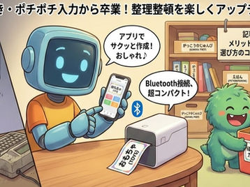 Bluetooth接続ラベルライター