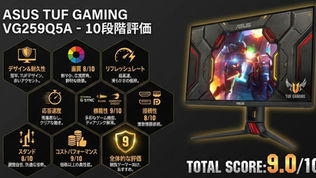 ゲーミングモニターASUS TUF Gaming VG259Q5Aを辛口レビュー！200Hzのコスパ機だが妥協点も多数あり
