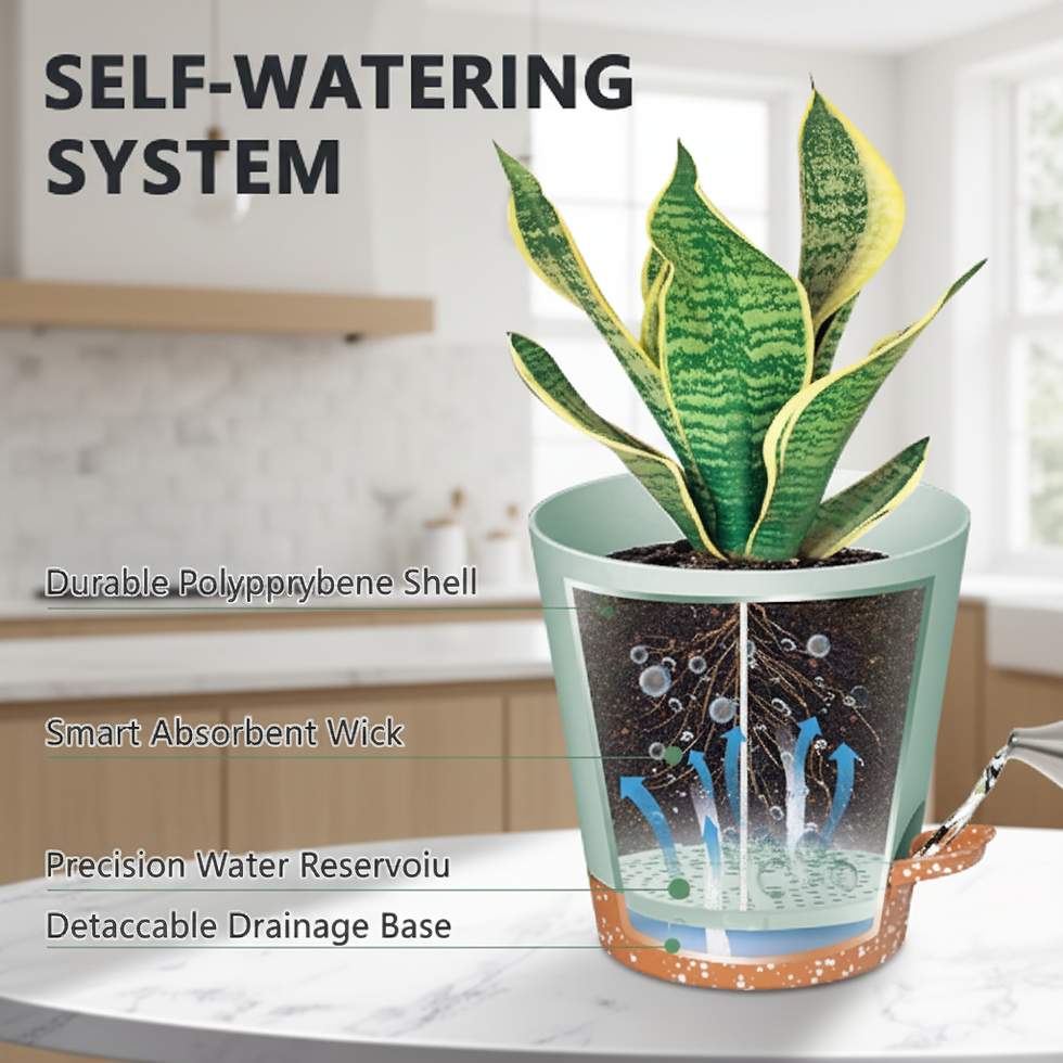 Thumbnail: The AquaReserve: Self-Watering Planter Collection